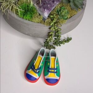 New Gold Bug Color Block Infant 1 lace up sneaker multicolor shoes